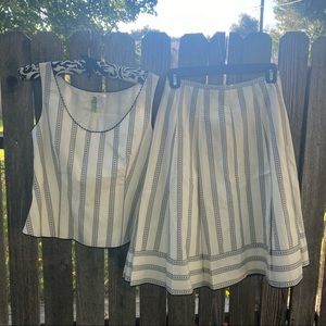 Women’s Austin Reed Sleeveless Shirt and Skirt Set